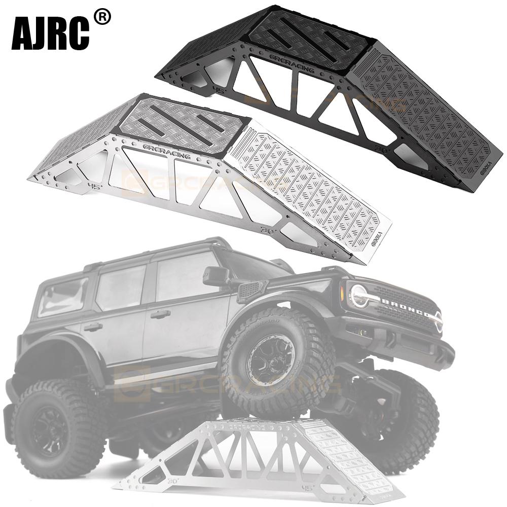 Deck Screw Stainless - 1/18スケールのRCクローラーカー（Trx4m）、1/24スケールのAxial Scx24、FMS、WPL D12 RCカー用、ステンレス製デッキを備えたシミュレーション単面ブリッジ。