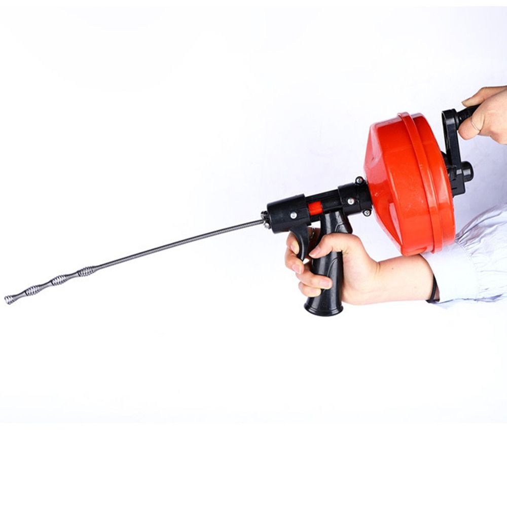 Plumbing Snake Drain - プロ仕様の排水管清掃機/電動フレキシブル配管パイプ浚渫機 5-10m 長さ 瞬時に詰まりを解消する排水管詰まり除去器