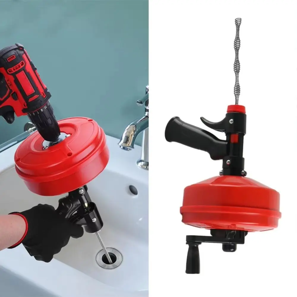 Plumbing Snake Drain - プロ仕様の排水管清掃用オーガー、フレキシブル配管用、長さ5～10m、排水詰まり除去器、手動/電動式、迅速なパイプ浚渫機