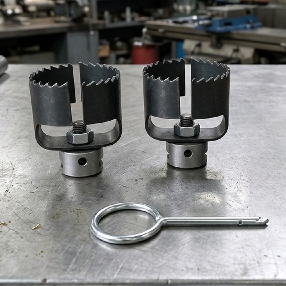 3個入りスチール製排水管清掃ビットセット（4～8インチのパイ - Plumbing Snake Drain のレビューと価格