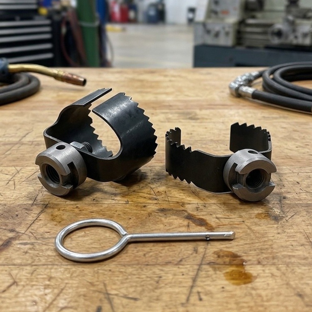 3個入りスチール製排水管清掃ビットセット（4～8インチのパイ - Plumbing Snake Drain のレビューと価格