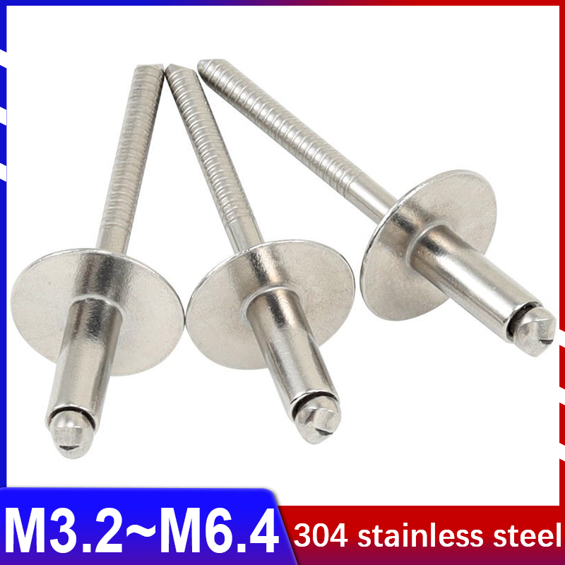 ステンレス鋼304の大きなヘッドを備えたフラットリベット,大 - Deck Screw Stainless のレビューと価格