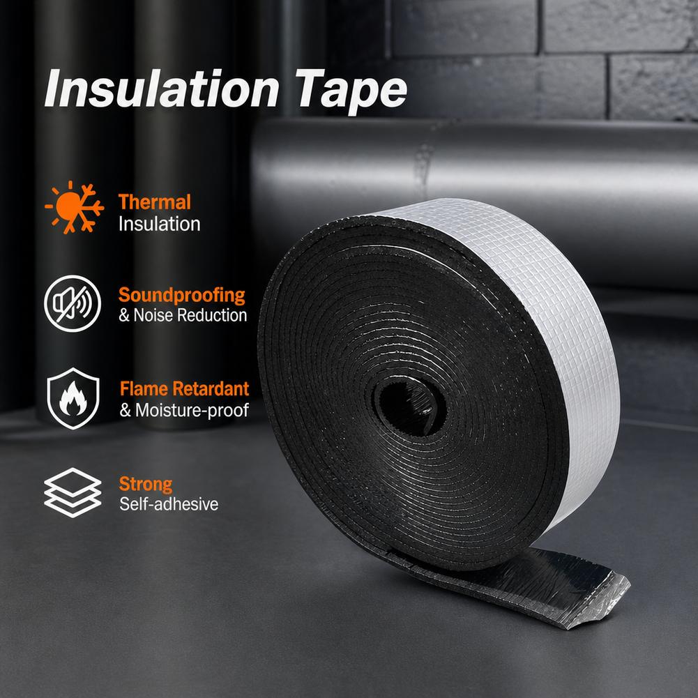 配管用断熱フォーム、アルミ箔付き、自己粘着式、防音ゴムフォー - Pipe Insulation Foam のレビューと価格