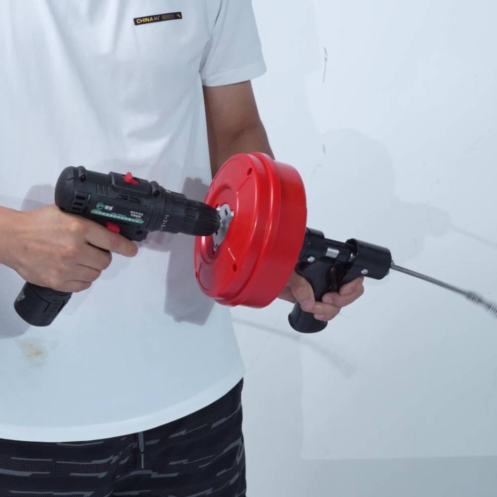 プロ仕様の排水管清掃機/電動フレキシブル配管パイプ浚渫機 5 - Plumbing Snake Drain のレビューと価格