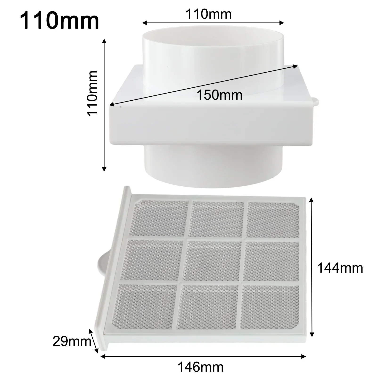ダクトエアフィルター換気 PVC と PE パイプアルミ箔チ - Home Improvement Retailers のレビューと価格