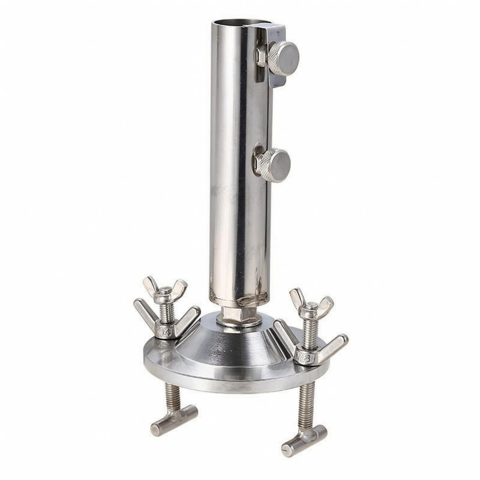 クランプ式脚付き傘立て、頑丈なステンレス製、安全なサムスクリ - Deck Screw Stainless のレビューと価格