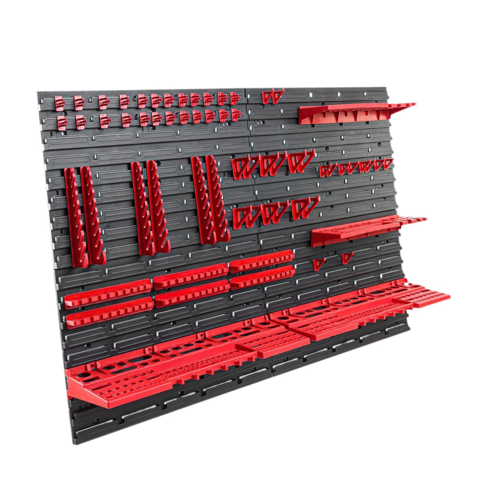 壁掛け式収納ビンと壁パネル付き多用途大容量パーツラック、ハー - Home Improvement Binford Tools のレビューと価格